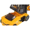 Yellow Forklift 1:16 Moving Forks Sounds Lights Rotaļlietu automašīnas