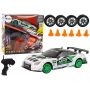 DRIFT rallija automašīnu komplekts ar R/C tālvadības pulti un piederumiem, ātrums līdz 15 km/h