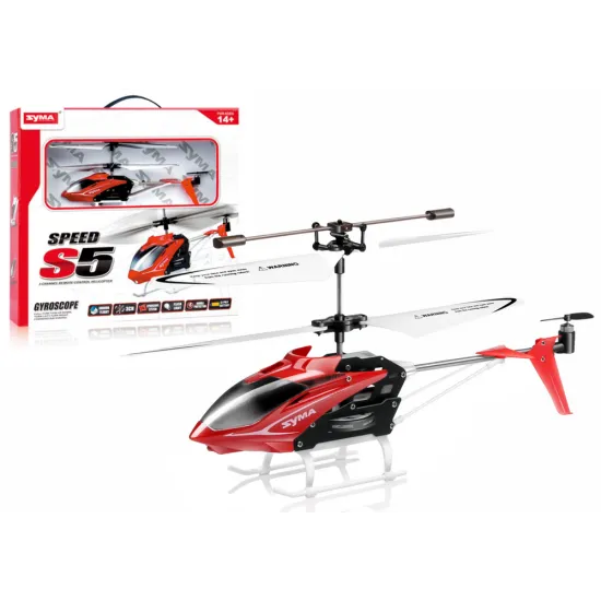 Raudonasis S5 RC SYMA sraigtasparnis Radijo bangomis valdomi žaislai