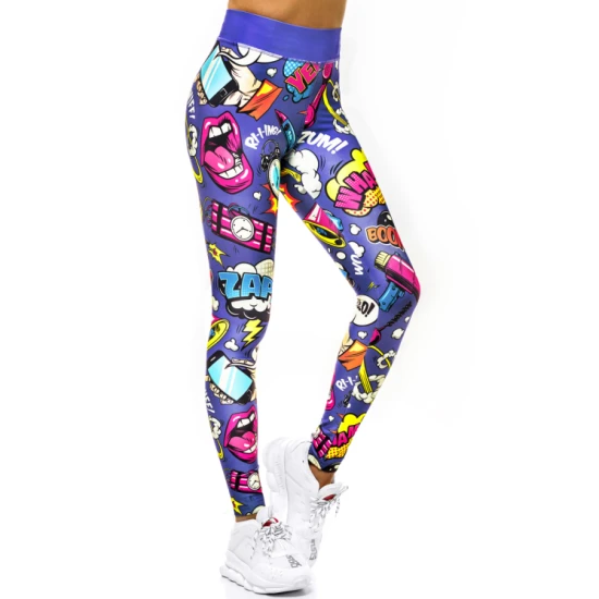 Krāsaini sieviešu legingi Mody O/20757