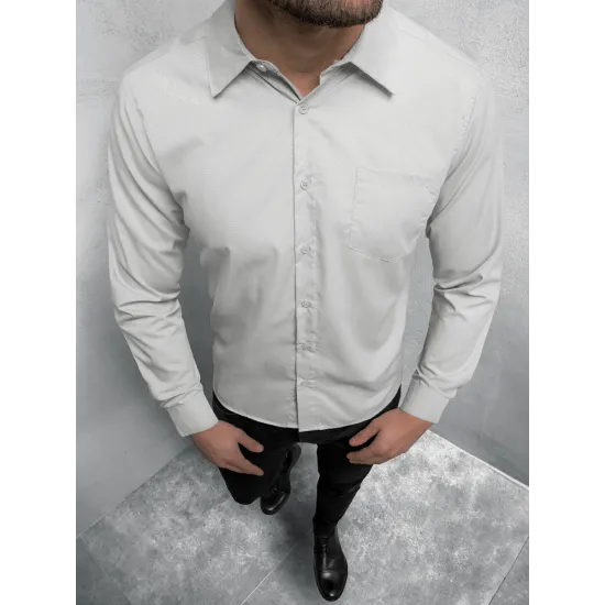 Pelēks vīriešu krekls Elegance JS/HH038/3