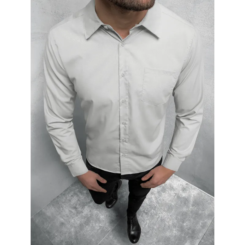 Pelēks vīriešu krekls Elegance JS/HH038/3