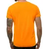 Mens t-shirt in light orange color Loget JS/712005/69