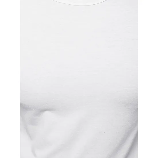 Sleeveless white men's t-shirt Look JS/99001