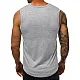 Varrukateta helehall meeste t-särk Look JS/99001