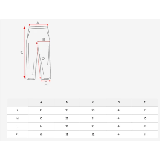 Akcija: Sieviešu sarkanās ikdienas bikses Kerol O/MB2002/21