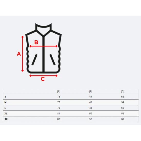 Sarkana divpusēja veste ar kapuci Kristine TY2667