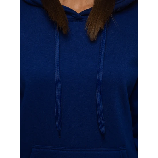 Sieviešu tumši zils džemperis ar kapuci Molin JS/W02