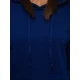 Sieviešu tumši zils džemperis ar kapuci Molin JS/W02