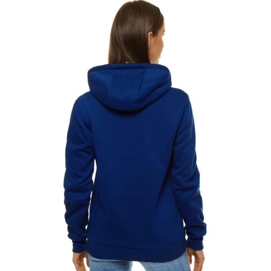 Sieviešu tumši zils džemperis ar kapuci Molin JS/W02