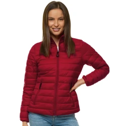 Sieviešu bordo pavasara jaka Doli