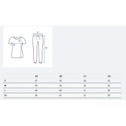 Pelēks sieviešu sporta komplekts Clara