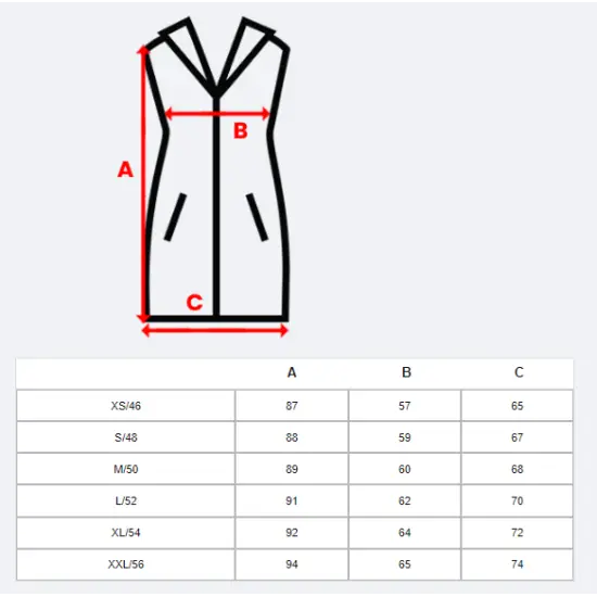 Gara melna sieviešu veste Potom O/81266