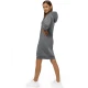 Sieviešu tumši pelēka kleita ar kapuci Margaret JS/YS10005/5