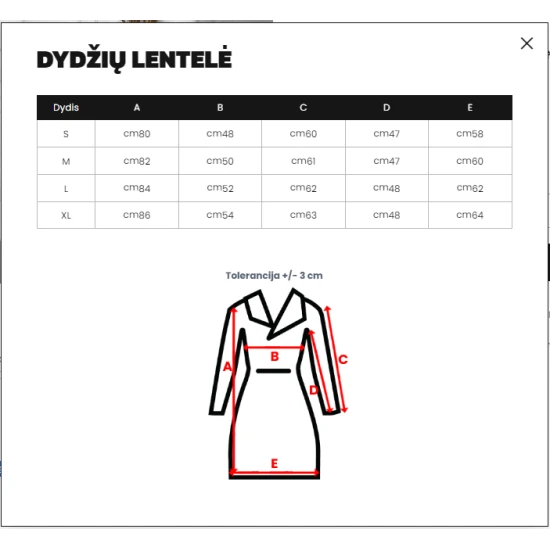 Sieviešu ziemas jaka Tamira