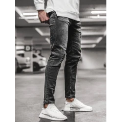 Melni vīriešu džinsi 