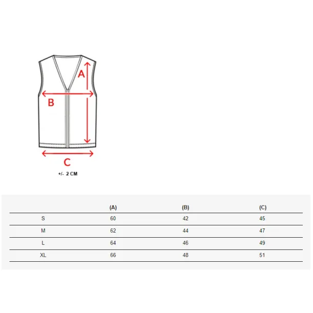 Veste sarkana Jupiter TY3001