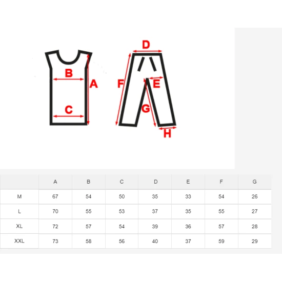 Balts vīriešu treniņtērps Winner JS/68C10167