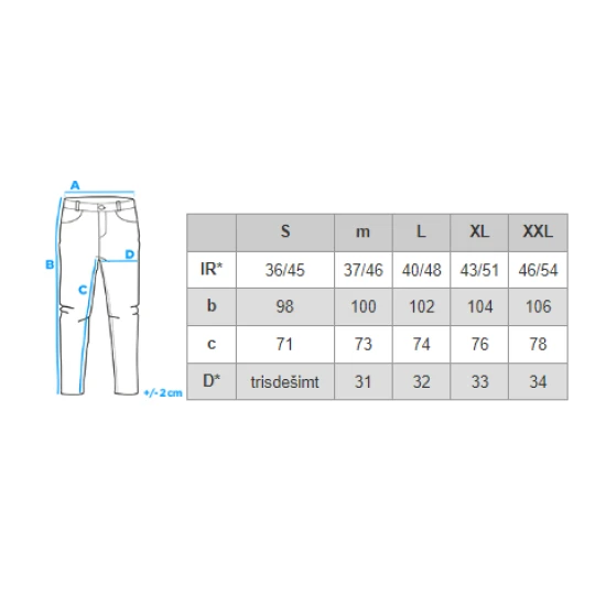 Melnas bikses Miren V4 OM-PACP-0116