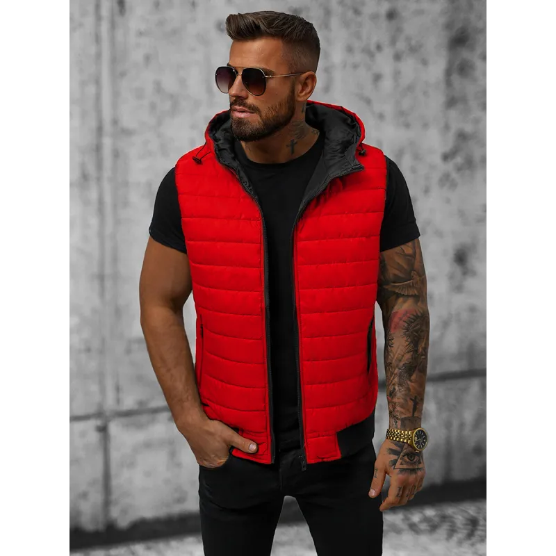 Sarkana vīriešu veste Minel JS/MY88Z