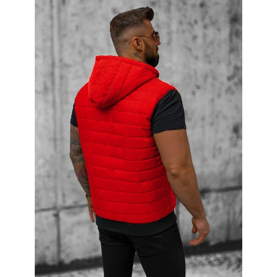 Sarkana vīriešu veste Minel JS/MY88Z