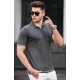 Vīriešu tumši pelēkas krāsas T-krekls Pit