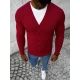 Bordo vīriešu džemperis ar pogām Otom NB/MM6006/7