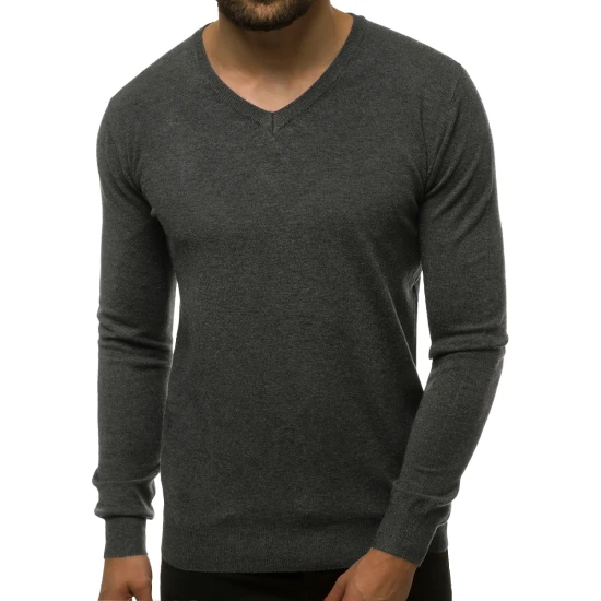 Tumši pelēks vīriešu džemperis Robi TMK/YY03/13