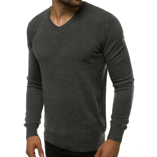 Tumši pelēks vīriešu džemperis Robi TMK/YY03/13