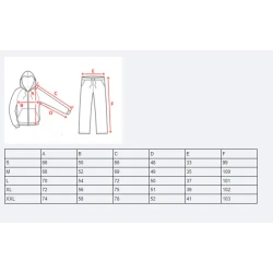 Vīriešu sporta kostīms balts - melns Rener