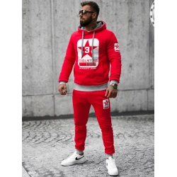 Sarkans vīriešu sporta komplekts Star