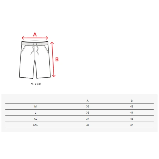 Sarkani peldšorti Kuket SX2370