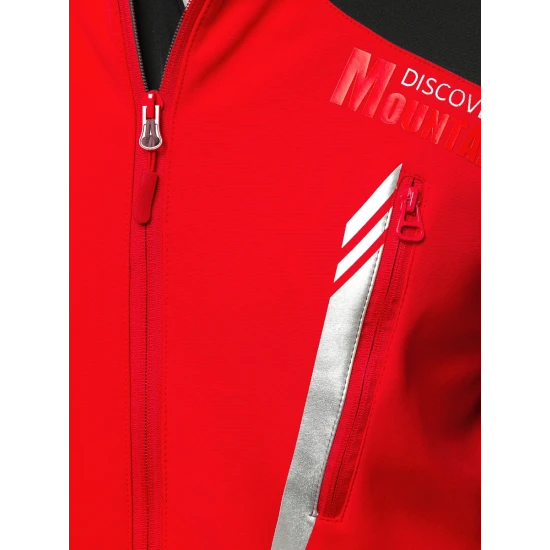 Melnas-sarkanas vīriešu zeķubikses Tain JS/HH022/1C