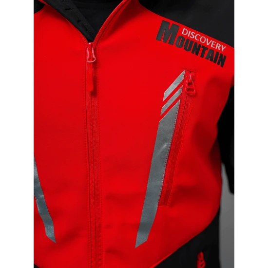 Melnas-sarkanas vīriešu zeķubikses Tain JS/HH022/1C