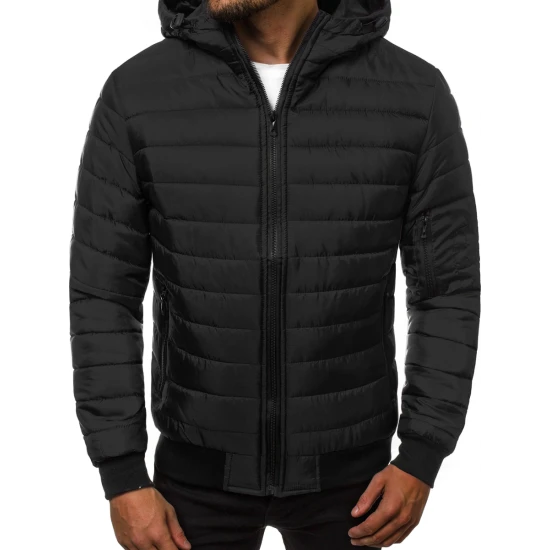 Vīriešu pavasara-rudens jaka melnā krāsā Nosal JS/MY13