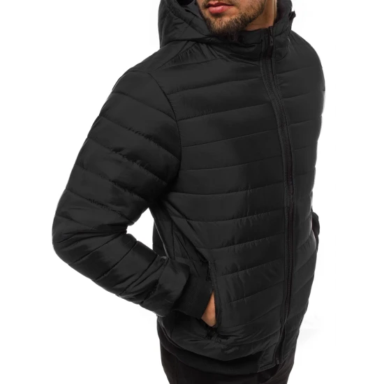 Vīriešu pavasara-rudens jaka melnā krāsā Nosal JS/MY13