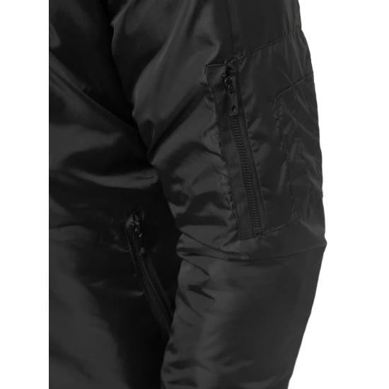 Vīriešu melna jaka AK95