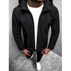 Vīriešu melna jaka 