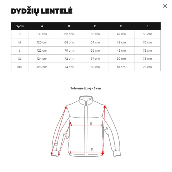 Vīriešu ziemas jaka Movol O/M3202Z