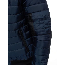 Vīriešu pavasara-rudens jaka tumši zila Nosal