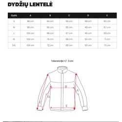 Vīriešu melna spīdīga jaka ar kapuci Monakko
