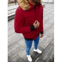 Bomber stila ziemas bordo vīriešu jaka Lemor