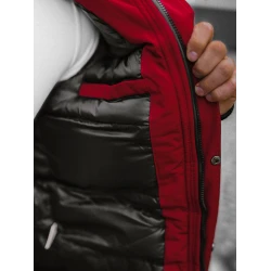 Bomber stila ziemas bordo vīriešu jaka Lemor