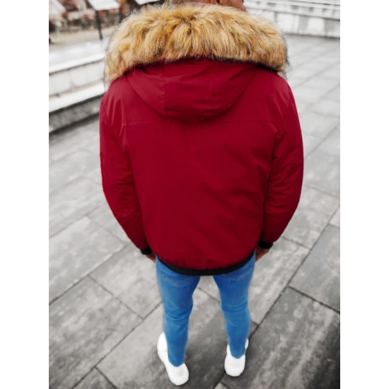 Bomber stila ziemas bordo vīriešu jaka Lemor JS/201901