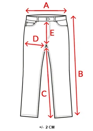 Size chart (cm)