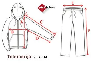 Izmēru tabula (cm)